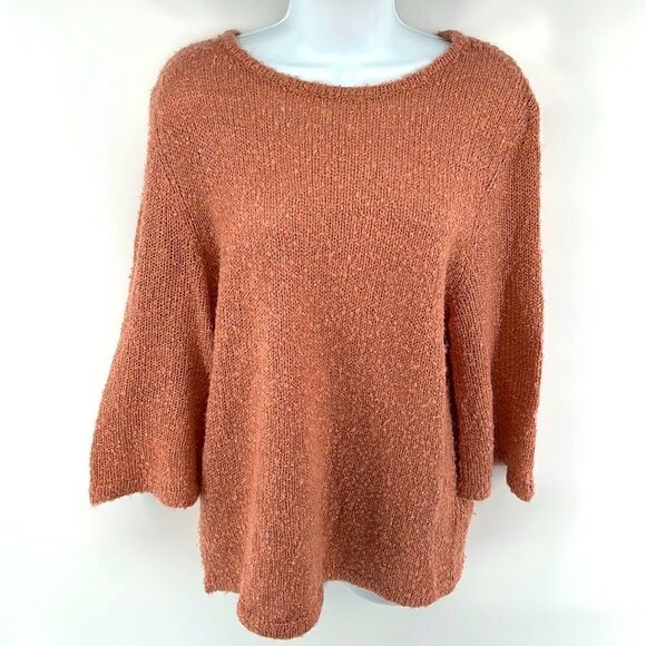 The Fifth Label blush pink peach sweater half flare sleeve EUC XS - Picture 9 of 11